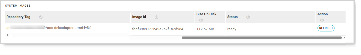 aos-delsadapter status is ready